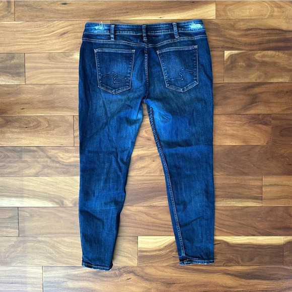 Silver Jeans Suki Mid Rise Skinny Jeans size 36x29 - Picture 4 of 5